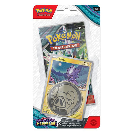 Pokémon Twilight Masquerade Checklane Blister Toxel