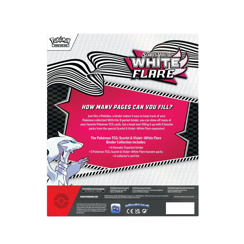 Pokémon Black Bolt & White Flare White Flare Binder Collection