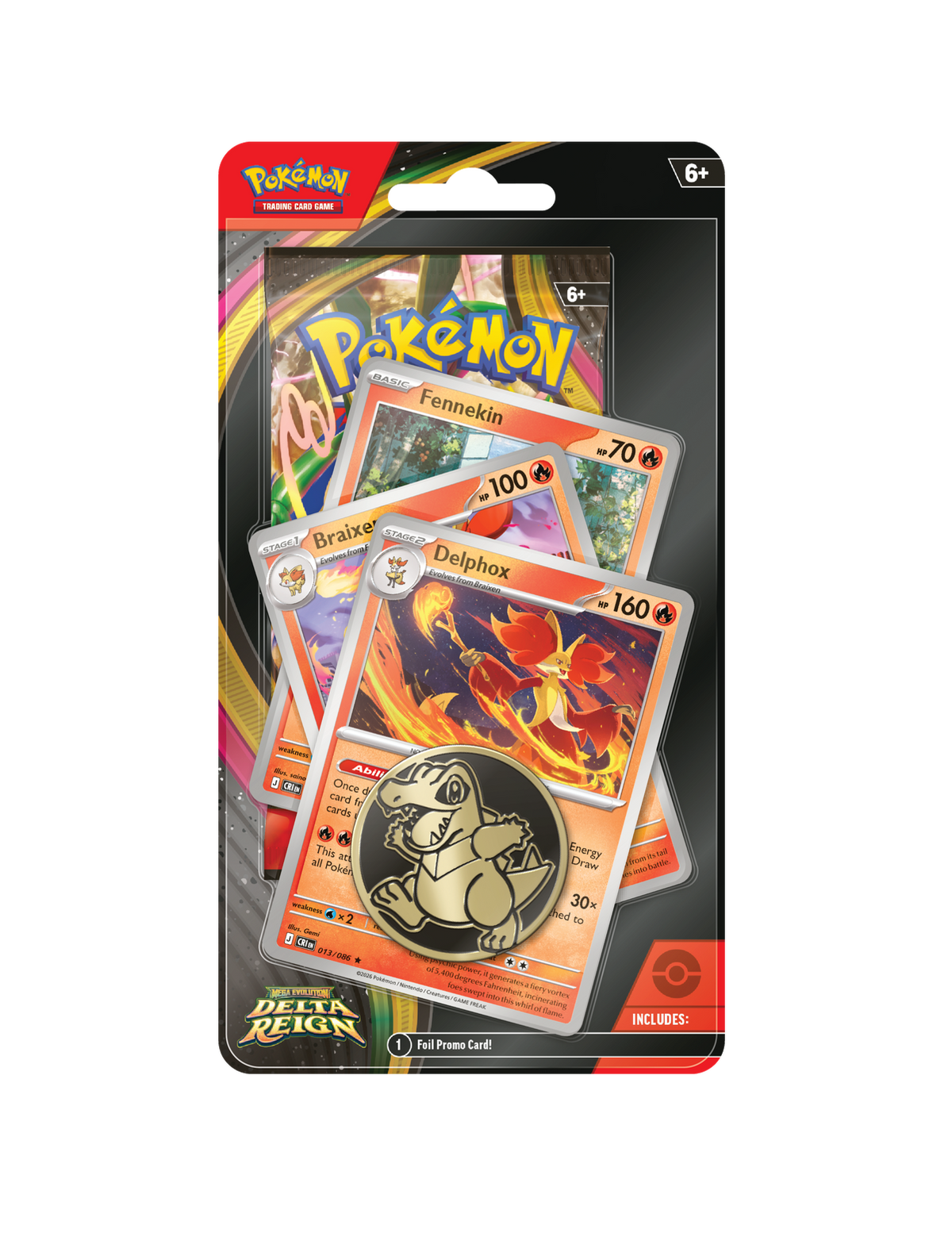 Pokémon Delta Reign Checklane Blister Delphox