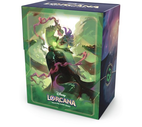 Disney Lorcana Archazia’s Island 80 Card Deckbox Ursula