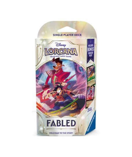 Disney Lorcana Fabled Starter Deck Power Line & Max [Pre-Order] Beschikbaar vanaf 5-9-2025