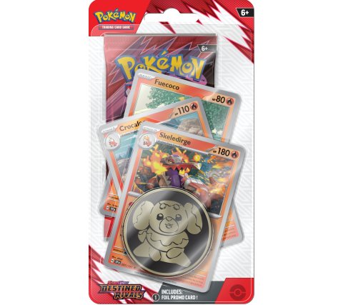 Pokémon Destined Rivals Premium Checklane Blister Skeledirge