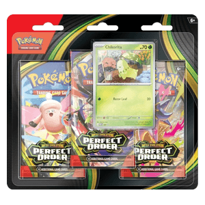 Pokémon Perfect Order 3 Pack Blister Chikorita