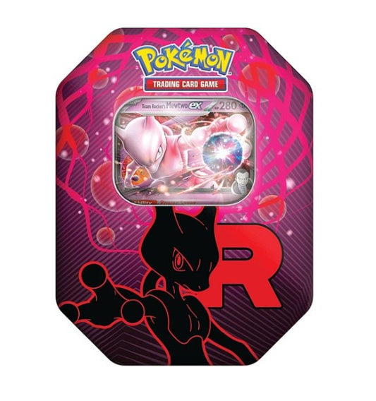 Pokémon Team Rocket's Mewtwo ex Tin [Pre-Order] Beschikbaar vanaf 5-9-2025
