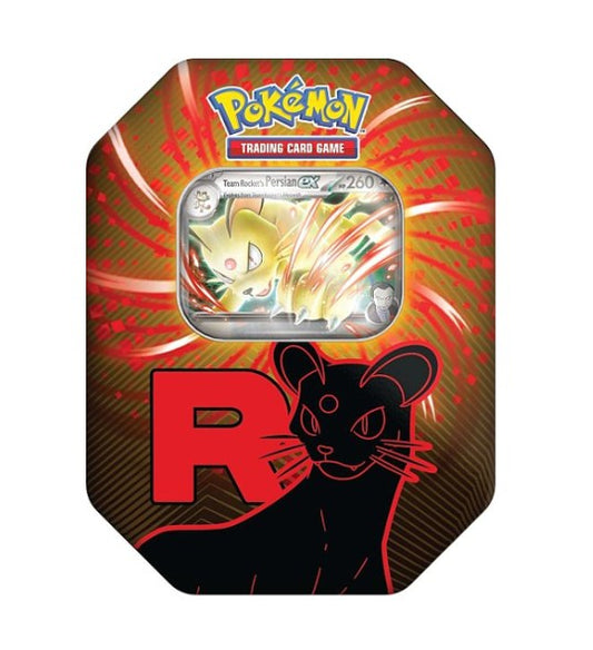 Pokémon Team Rocket's Persian ex Tin [Pre-Order] Beschikbaar vanaf 5-9-2025