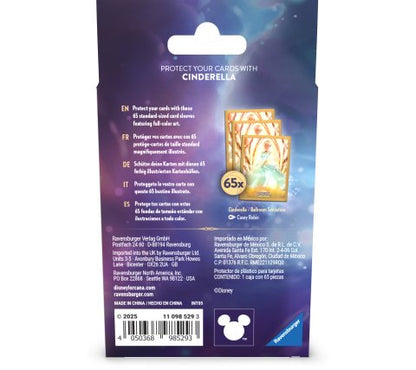 Disney Lorcana Archazia’s Island Card Sleeves Cinderella (65 stuks)