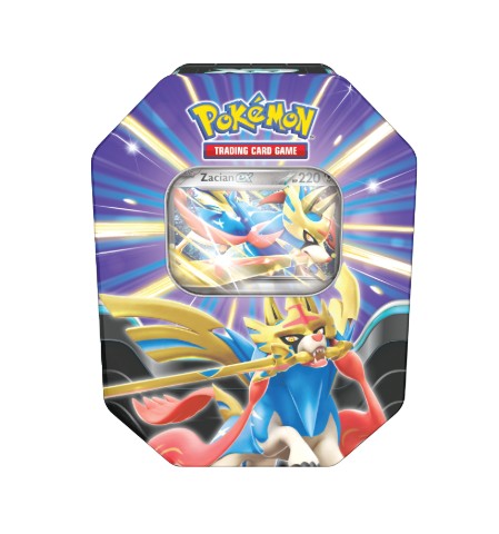 Pokémon Slashing Legends ex Tin - Zacian [Pre-Order] Beschikbaar vanaf 16-5-2025